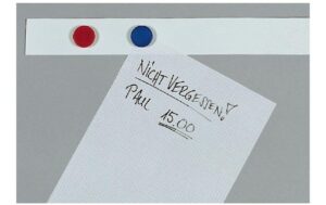BEREC Magnetschiene, weiss inkl. 3 blauen Haftmagneten