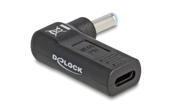 Delock USB-C zu HP 4.5x3.0mm Adapter Buchse zu Stecker 90°, gewinkelt kaufen Schweiz | Mediatech.ch