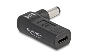 1435556 - Mediatech Delock USB-C zu 5.5x2.1mm Adapter Buchse zu Stecker 90°, gewinkelt kaufen Schweiz | Mediatech.ch
