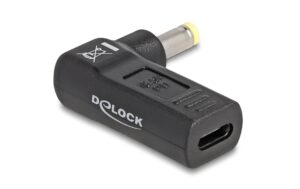 Delock USB-C zu HP 4.8x1.7mm Adapter Buchse zu Stecker 90°, gewinkelt kaufen Schweiz | Mediatech.ch