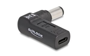 Delock USB-C zu HP 7.4x5.0mm Adapter Buchse zu Stecker 90°, gewinkelt