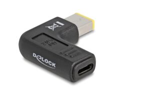 Delock USB-C zu Lenovo 11.0x4.5mm Adapter Buchse zu Stecker 90°, gewinkelt
