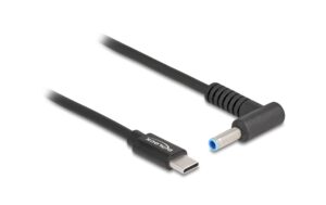 Delock Ladekabel USB-C-4.5x3.0mm zu HP Stecker, 1.5m, schwarz, 20 V kaufen Schweiz | Mediatech.ch
