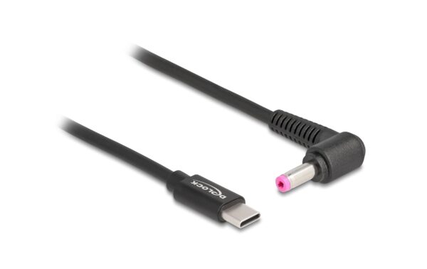 Delock Ladekabel USB-C-4.8x1.7mm zu HP Stecker, 1.5m, schwarz, 20 V kaufen Schweiz | Mediatech.ch