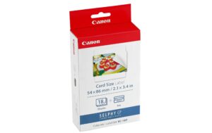 Canon Ink Label/Sticker Set KC-18IF credit card size, 54x86mm, 18 sheets