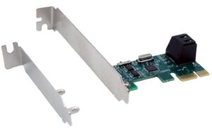 EXSYS EX-3519, SATA 3 PCle (1x) Controller (Asmedia ASM1061), für 2 HDD und SSD Drives