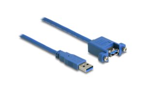 Delock Kabel USB 3.0 Typ-A zu USB Typ-A Stecker zu Buchse, zum Einbau, 1m kaufen Schweiz | Mediatech.ch