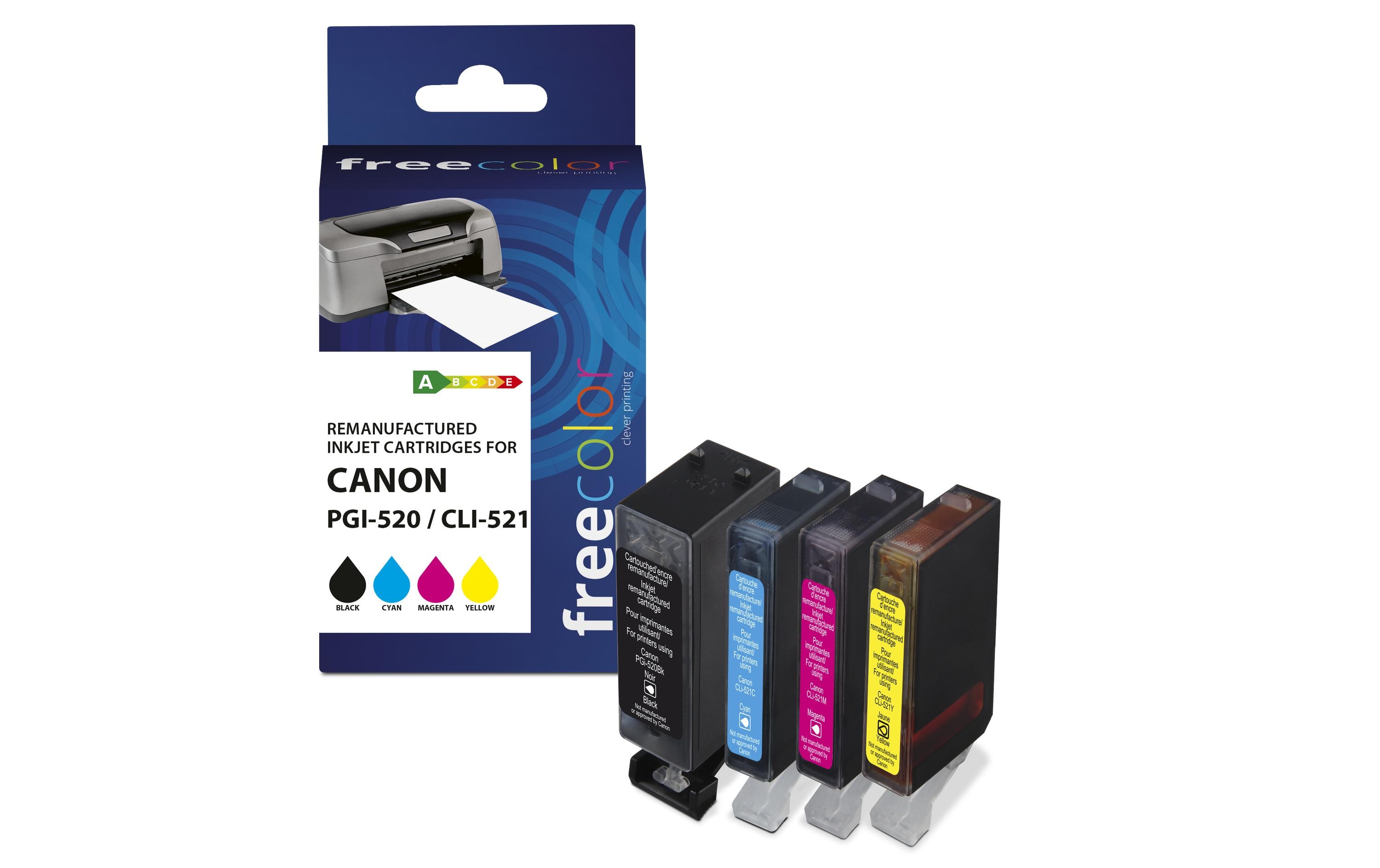 Free Color Tinte CLI-520/21 Multipack BKCMY kaufen Schweiz | Mediatech.ch