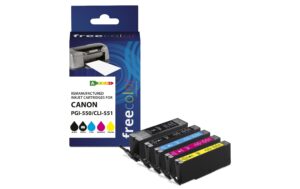 Free Color Tinte  CLI550/551 Multipack BKCMY