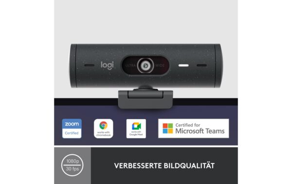 Logitech Webcam Brio 500 graphite