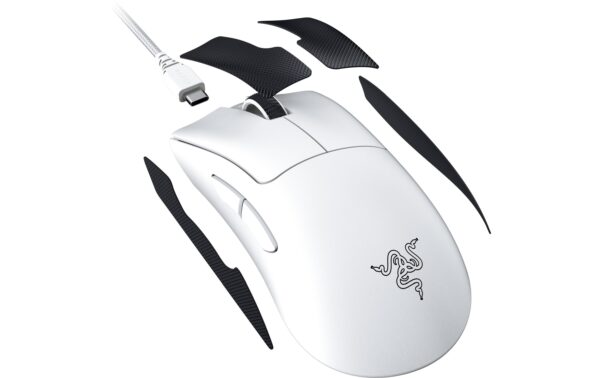 Razer DeathAdder V3 Pro white USB, 30'00DPI 2 m
