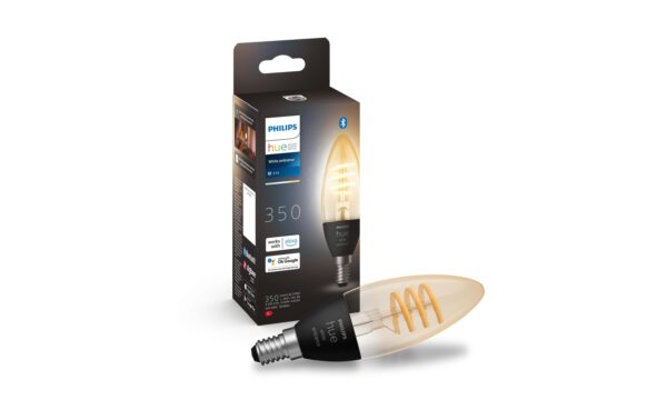 Philips Hue White Ambiance E14 Einzelpack 4.6W, 350lm
