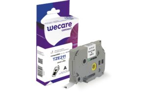 WECARE TZE-211 schwarz auf weiss, laminiert, 6mm