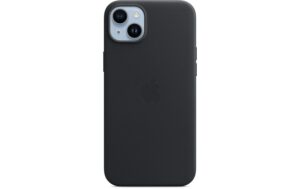 Apple iPhone 14+ Leather Case Black inkl. MagSafe, Midnight