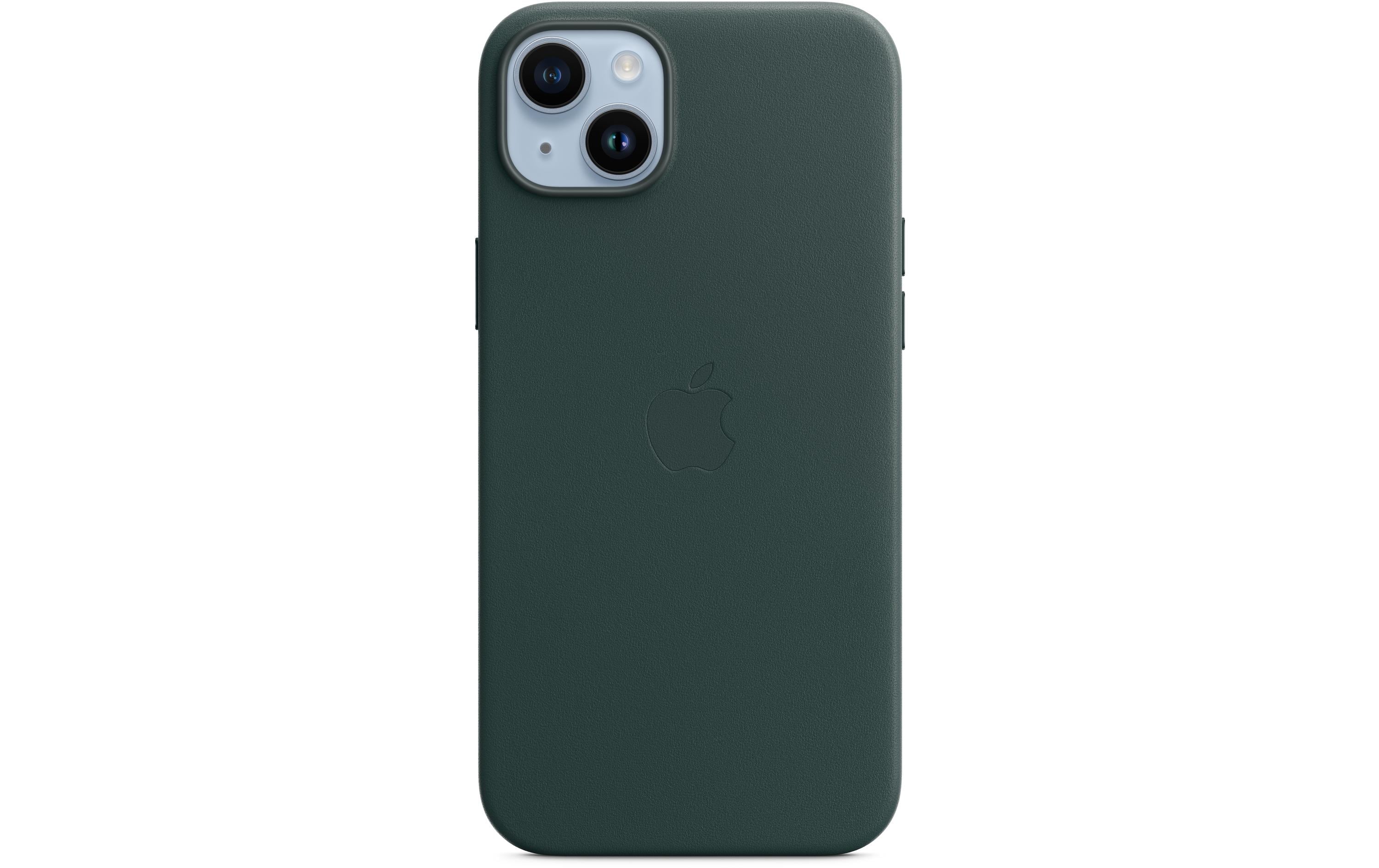 Apple iPhone 14+ Leather Case Green inkl. MagSafe, Forest Green kaufen Schweiz | Mediatech.ch