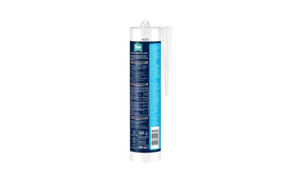 SISTA Bad Profi-Qualität Silikon weiss 280g
