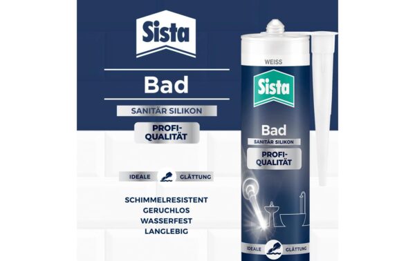 SISTA Bad Profi-Qualität Silikon weiss 280g