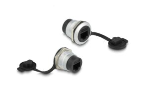 Delock RJ45 Cat.6 Einbaubuchse mit Staubschutzkappe kaufen Schweiz | Mediatech.ch