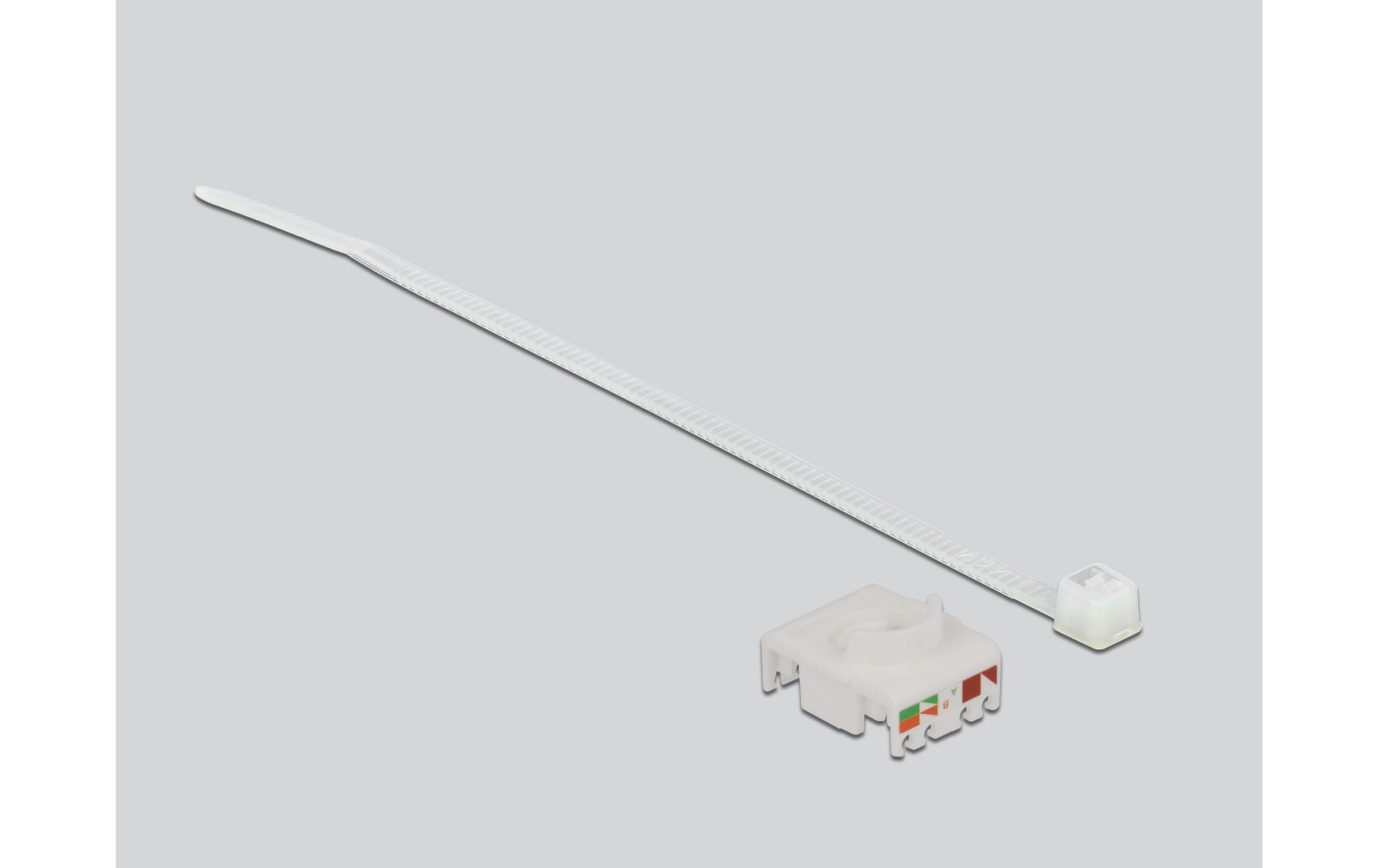 1450516_3 - Mediatech Delock Kabelverbinder RJ45 Buchse, blau zu Cat.6A LSA, wasserfeste Verschlusskappe