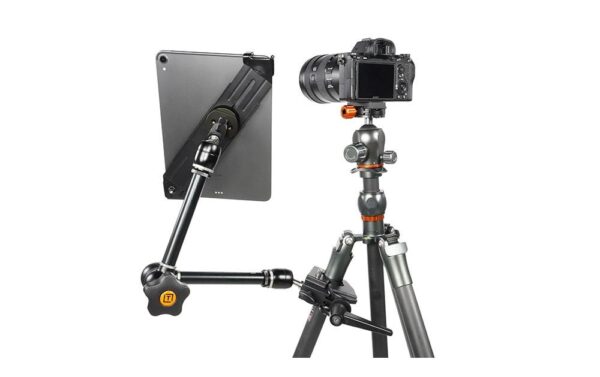 iPad Clamp, large, Bracket + Baby Adapt. Wireless Tethering System