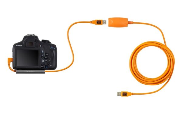 USB 2.0 to Mini-B 5-pin Right,50cm,Orang Wireless Tethering System
