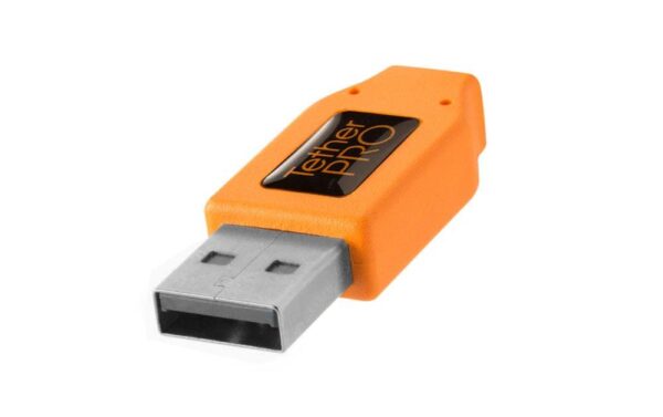 USB 2.0 to Mini-B 5-pin Right,50cm,Orang Wireless Tethering System