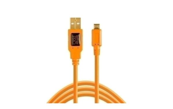 1450692 - Mediatech Tether Tools USB 2.0 to Micro-B 5-Pin, 4.6m, Orange Wireless Tethering System kaufen | Mediatech.ch