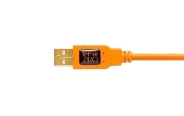 USB 2.0 to Mini-B 8-Pin, 4.6m, Orange Wireless Tethering System