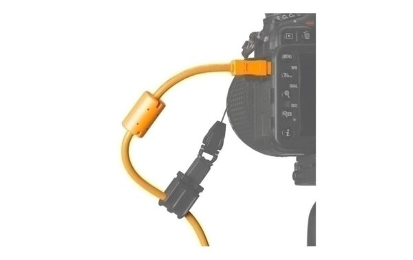 USB 2.0 to Mini-B 8-Pin, 4.6m, Orange Wireless Tethering System