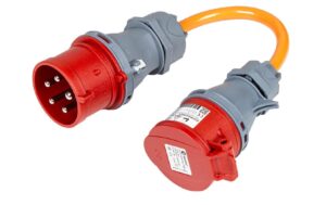 Normrahmen Adapter CEE32-5 - CEE16-5 Mobiler Lader an roter CEE16-5 Dose kaufen Schweiz | Mediatech.ch