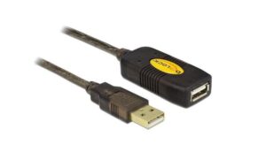 Delock USB 2.0  Verlängerungskabel 20 Meter aktive Verstärkung, bis max 40 Meter kaskad
