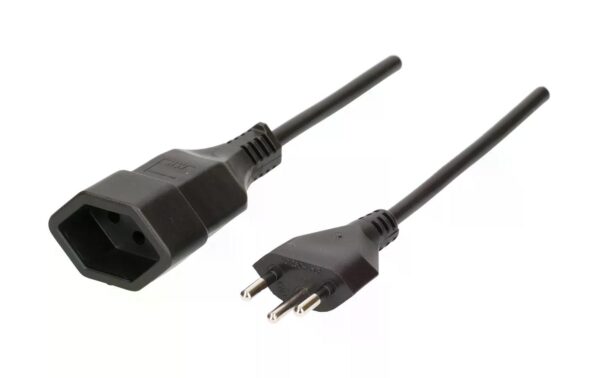 Max Hauri Verlängerungskabel T12/T13 TD 0.25m, schwarz kaufen Schweiz | Mediatech.ch