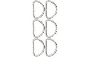 lalana D-ring 32x22 mm, 6 Stück