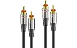1464602 - Mediatech Sonero 2x Cinch Stereo Audio Kabel 0.50m, Stecker <-> Stecker