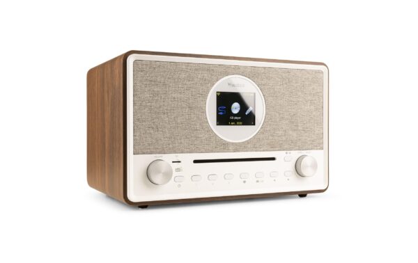 Audizio LuccaWH Internet Radio, DAB+, FM, CD, BT, holzoptik