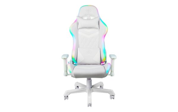 1466211_1 - Mediatech Deltaco DC410 Weiss Gaming Chair weiss, RGB