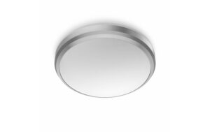 Philips Deckenleuchte Doris 6W, 4000K, IP44, nickel
