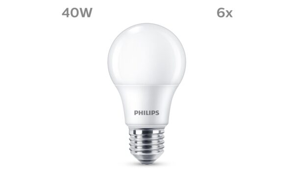 LED 40W A60 E27 WW FR ND 6CT/6 EC LED 40W A60 E27 WW FR ND 6CT/6 EC