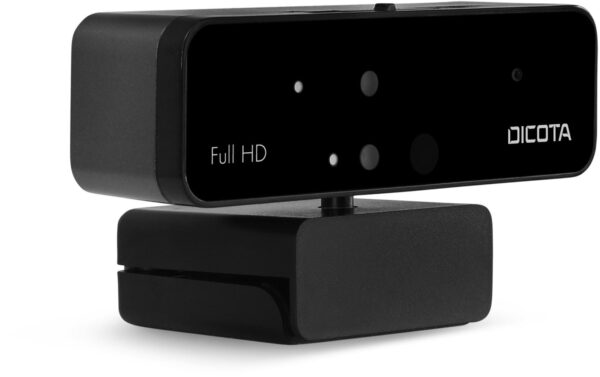 Dicota Webcam PRO Face Recognition Full HD webcam supports Windows Hello