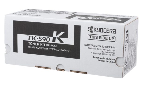 146983 - Mediatech Toner Kyocera TK-590K, zu FS-C2026/2126MFP schwarz, ca. 7'000 S. bei 5% Deckung