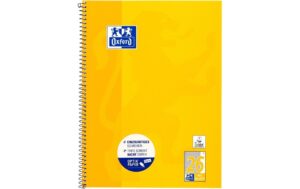 Oxford Collegeblock dunkelgelb 90g/qm, A4+, 80 Seiten, Lineatur 26