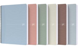 Oxford Spiralheft My Rec'Up assortiert 90g/qm, A4, 90 Seiten, liniert 7mm