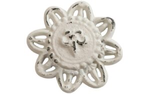 Chic Antique Möbelgriff m. franz. Lilie Eisen, D: 8 cm, Antik Créme kaufen Schweiz | Mediatech.ch