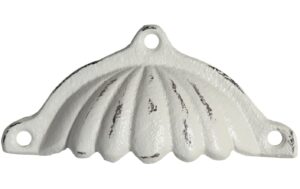 Chic Antique Möbelgriff mit Rillen, Créme Eisen, 5x10x2 cm (HxLxB) kaufen Schweiz | Mediatech.ch