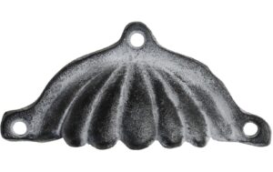 1472759 - Mediatech Chic Antique Möbelgriff mit Rillen, Grau Eisen, 5x10x2 cm (HxLxB) kaufen Schweiz | Mediatech.ch