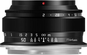 TTArtisan F5020-B-RF 50mm F2 EOS-R Mount (Full Frame) kaufen Schweiz | Mediatech.ch