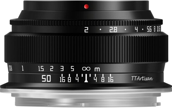 1473399 - Mediatech TTArtisan F5020-B-RF 50mm F2 EOS-R Mount (Full Frame) kaufen Schweiz | Mediatech.ch