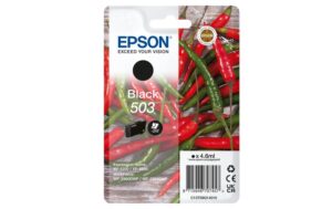 Epson Tinte Nr. 503, C13T09Q14010, Black 4.6 ml, für XP520x/WF296x