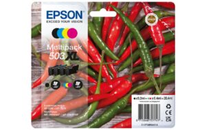 Epson Tinte  Multipack 4-colours 503XL Ink 1x9.2/3x6.4ml, für XP520x/WF296x