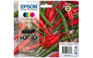 1473597 - Mediatech Epson Tinte Multipack 4-colours 503 Ink 1x4.6/3x3.3ml, für XP520x/WF296x